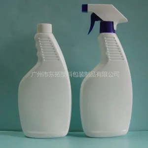 供应500ml塑料扁喷雾瓶 威猛先生喷壶 清洗剂瓶 油污净瓶 灭虫剂瓶