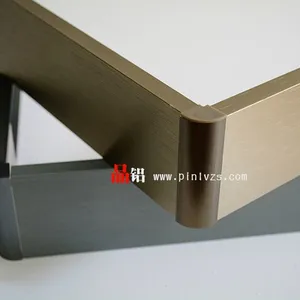 供应品铝P610-4蓝宝石拉丝铝合金踢脚线
