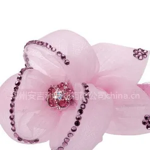 供应女性小饰品 水晶发卡连锁***