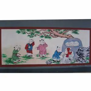 天津是幼儿园国学壁画传统文化壁画顺帝美术
