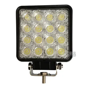 供应48W LED方形工作灯 越野车 工程灯 户外辅助照明灯 泛光 聚光