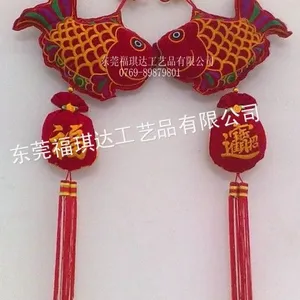 供应中国结绣花鱼,鱼结,花生结