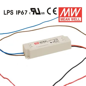 供应台湾明纬电源LP系列LPV-35-5-12-15-24-36正品牌正品牌恒压输出防水LED开关电源