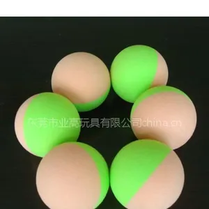 供应EVA双色球 环保儿童EVA玩具制品 业高专业研磨球