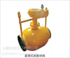 供应直埋式放散全焊接球阀钢制球阀/