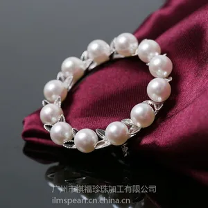 ��Ӧ�ձ���ɫakoya��ˮ�������� 925���ư׽�