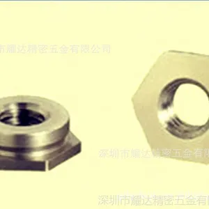 批发F-M3-1镶入螺母 铁质片形螺母