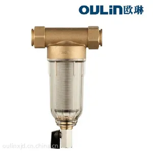 供应欧琳前置过滤器 家用净水器反冲洗微米级过滤07S***