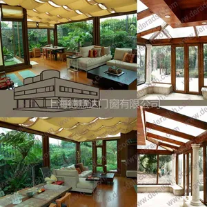 供应***豪华铝包木阳光房 木铝阳光房定做