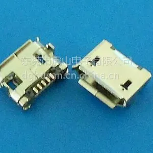 供应MICRO USB 5P前插后贴母座连接器