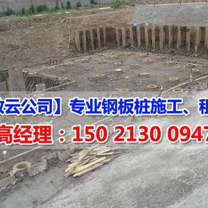 供应东营钢板桩出租|东营打拔钢板桩|东营钢板桩施工|东营钢板桩租赁|东营打桩机出租