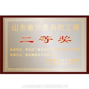 供应消防工程二等奖