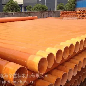 河北隆海帝专业生产DN160*8-CPVC高压电力穿线管