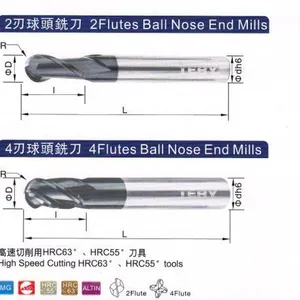 松下换气扇供应2刃球头铣刀特锐莱勤登