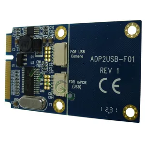 供应Mini PCIe转双USB2.0转接卡 两个5针USB