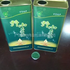 供应特色野山茶油铁桶批发,山茶油包装铁罐厂,粮油金属包装