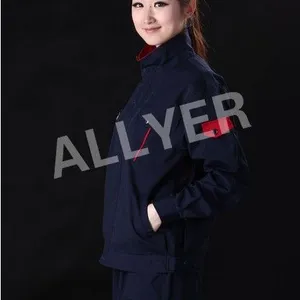 供应河南郑州春秋冬季工装工作服长袖带里子加厚（全）纯棉面料定做
