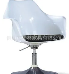 供应tulip char 可旋转塑料扶手郁金香椅子