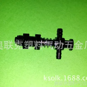 塑料金具D12-1050BK 机械手缓冲自动化吸盘座支加总长52.5