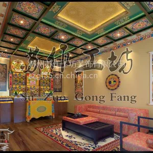 供应供应寺庙天花,佛堂吊顶、佛堂设计、佛堂天花、佛堂装修、佛堂装饰