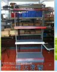 供应超市货架单面双面便利店货架深灰色货架厂家直销