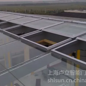 供应屋顶滑动电动天窗上海卢立玻璃平移天窗电机
