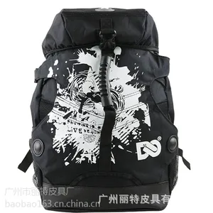 供应DC轮滑包涂鸦背包---特洛利思轮滑包是您的选择