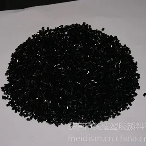 厂家供应色母料耐晒注塑高光黑色母粒AS2017塑胶颜料