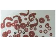 供应快巴介子冲型、红刚介子 、绝缘垫片加工