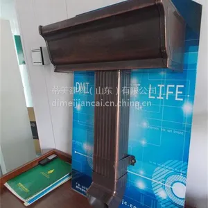 建筑排水管用铝合金方形雨水管 方形波纹管