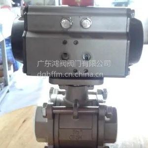 佛山HFaD611X-16P气动球阀型号.广东球阀厂家.东莞电动球阀图片参数