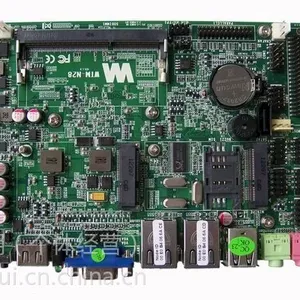 供应3.5寸无风扇工控主板D2550双核1.86G主频双千兆网卡2个MINI-PCIE