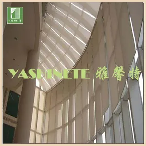 供应杭州雅馨特弧形阳光房FSS电动天棚帘上门测量定制