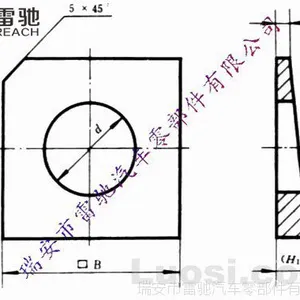 供应【厂家直销】GB853 不锈钢 槽钢用方斜垫圈,方斜垫片