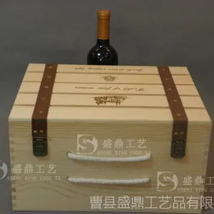 红酒木盒六支装 ***红酒盒 红酒木箱 定做 红酒礼盒 厂家批发