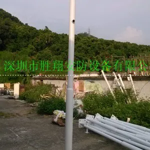 供应广东茂名室外不锈钢监控立杆 立柱 3-6米球机监控立杆