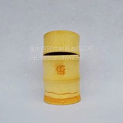 厂家定做***竹子茶叶筒白茶礼品包装 天然竹节型茶叶罐