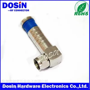 RG6��Ƶ�߼�ѹʽF��ͷ ��·����TV cable F��ͷ