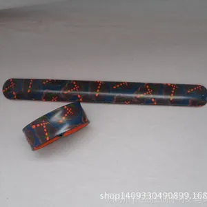 时尚休闲硅胶啪啪手腕带 男女通用可印刷图案硅胶啪啪手腕带批发