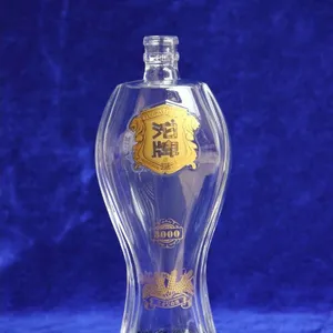 供应500ml容量***玻璃白酒酒瓶