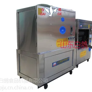 供应山东白鸽HMZ50-70型对辊直连体馒头机6