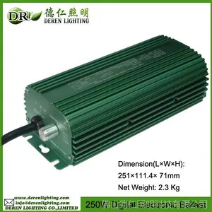 供应250W调光金卤灯电子镇流器 植物照明
