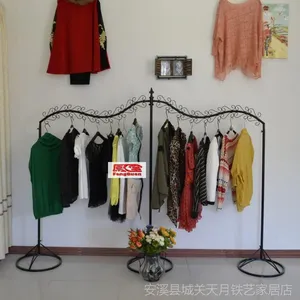铁艺服装架展示架 铁艺时装展示架 铁艺衣服架 铁艺陈列架子