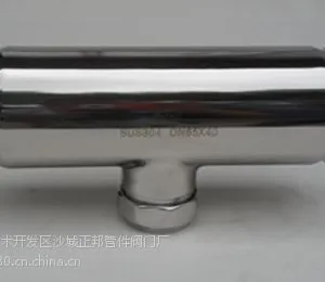 卫生级沟槽式异径企标三通、不锈钢三通、三通