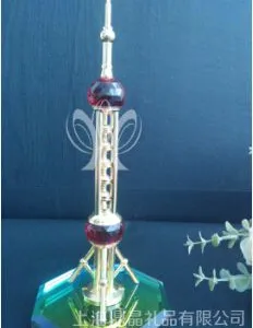供应精美尚鼎晶品上海东方明珠水晶建筑纪念品 商务礼品 上海特色旅游纪念品