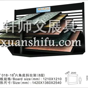 微晶瓷砖展示架陶瓷展具玻化砖样品陈列架大理石墙地砖展板摆放架