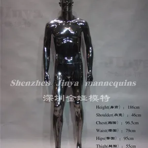 供应亮灰色男全身模特