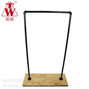 德威服饰陈列架 厂家订做 铁艺中岛架 服装店展示架 落地挂衣架