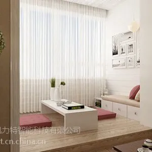 供应专业电动窗帘轨道厂商凯力特直销高品质电动罗马轨（电动艺术轨）