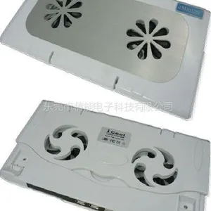 供应翻盖折叠式USB2.0接口14寸***版花型笔记本***散热器